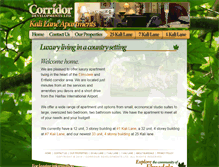 Tablet Screenshot of corridordevelopments.ca